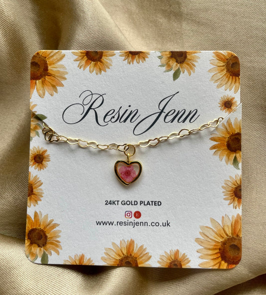 Bossom heart bracelet