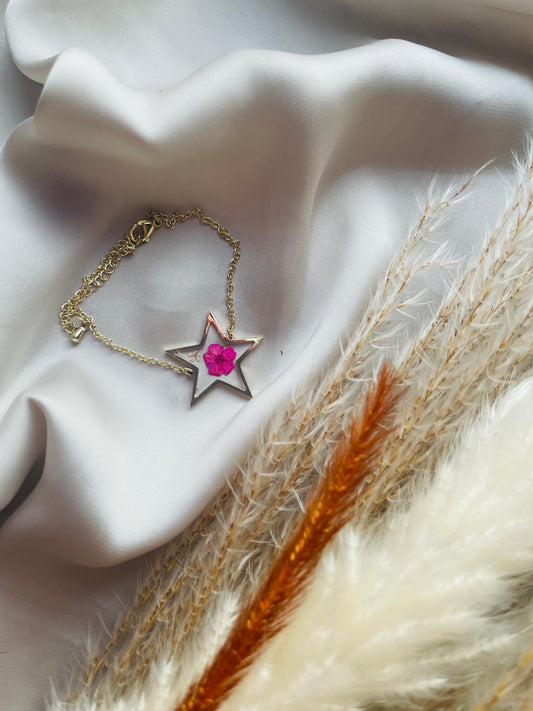 Blossom flower star bracelet